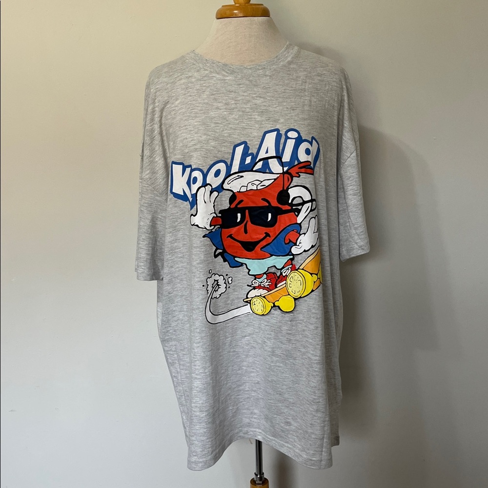 Graphic T-Shirt Hey Kool-Aid Man Skater  Large Oversized 70’s Nostalgia  Retro